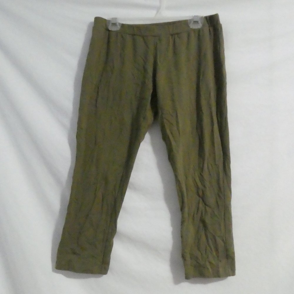AQUA ROSE | small | Casual Olive Green Leggings
